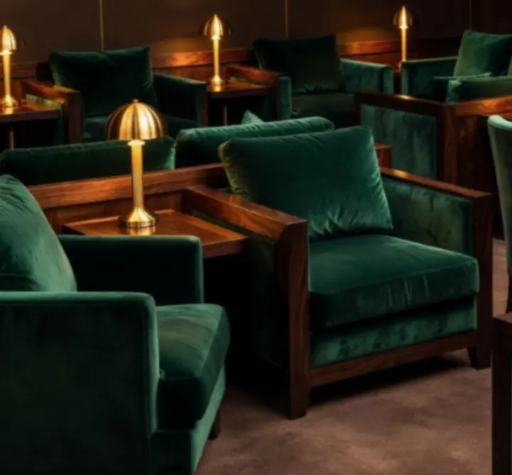 VIP privát lounge szoba prémium enteriőrrel és intim hangulattal.
